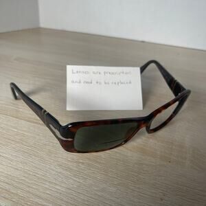 Persol 2835-S 24/3C Sunglasses Brown FRAMES ONLY 56-15-135 Italy READ